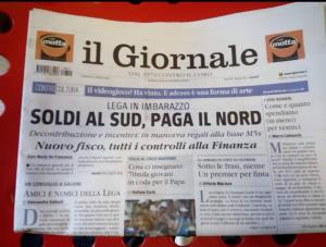 Soldi al Sud, paga il Nord
